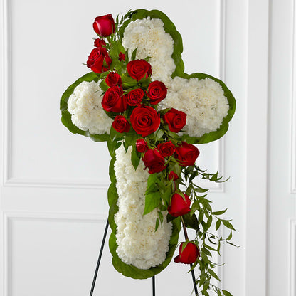 Floral Cross Easel –  Bella Rose, Rialto CA