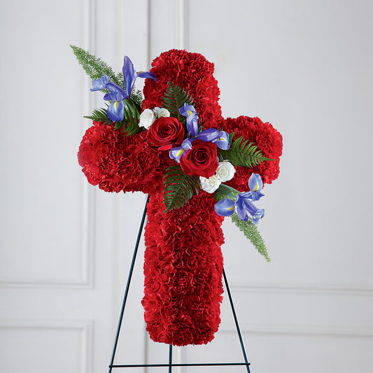 Faithful Hero Floral Cross –  Bella Rose, Rialto CA