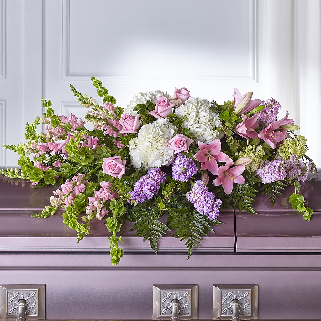 Life's Gratitude Casket Spray –  Bella Rose, Rialto CA