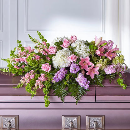 Life's Gratitude Casket Spray –  Bella Rose, Rialto CA