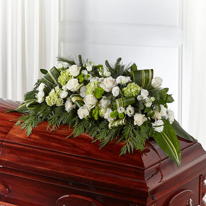 Hopeful Gesture Casket Spray –  Bella Rose, Rialto CA