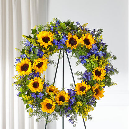 Bright Rays Wreath –  Bella Rose, Rialto CA