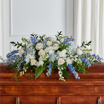 Timeless Essence Casket Spray –  Bella Rose, Rialto CA
