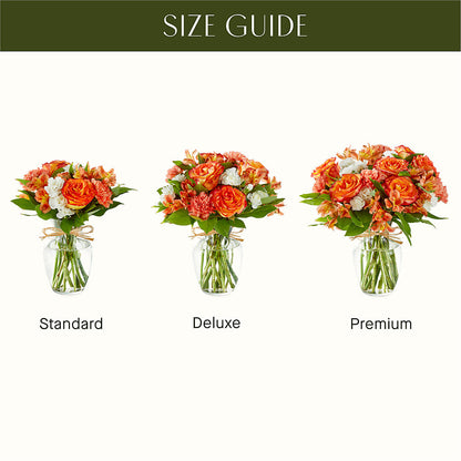 Apricot Glow Bouquet –  Bella Rose, Rialto CA