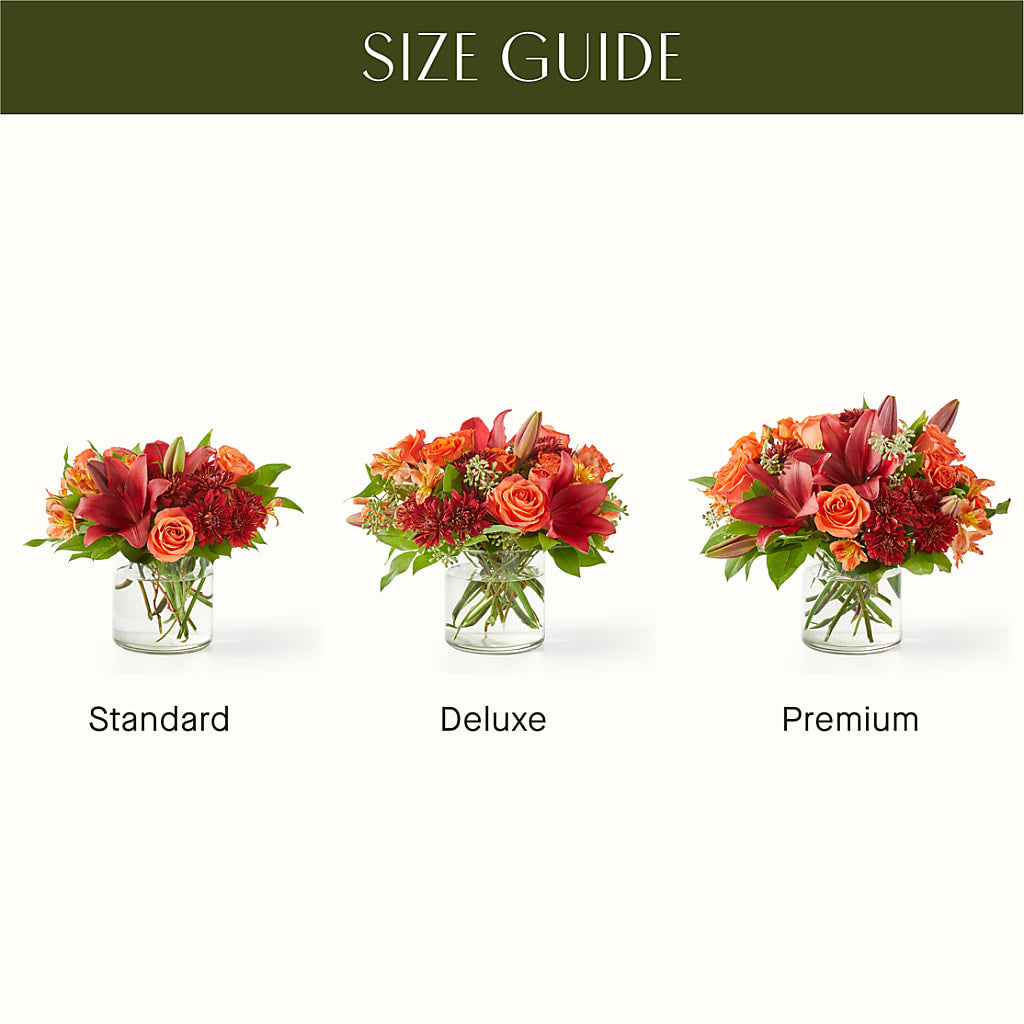 Crimson Leaves Bouquet –  Bella Rose, Rialto CA