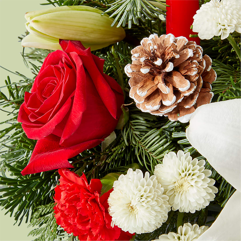 Seasonal Festivities Centerpiece –  Bella Rose, Rialto CA