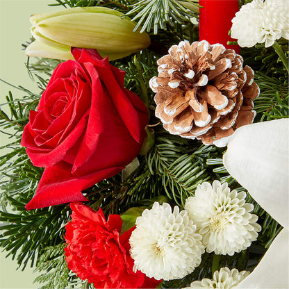 Seasonal Festivities Centerpiece –  Bella Rose, Rialto CA