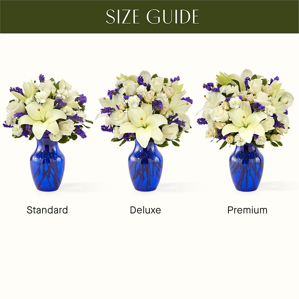 Sapphire Rush Bouquet –  Bella Rose, Rialto CA