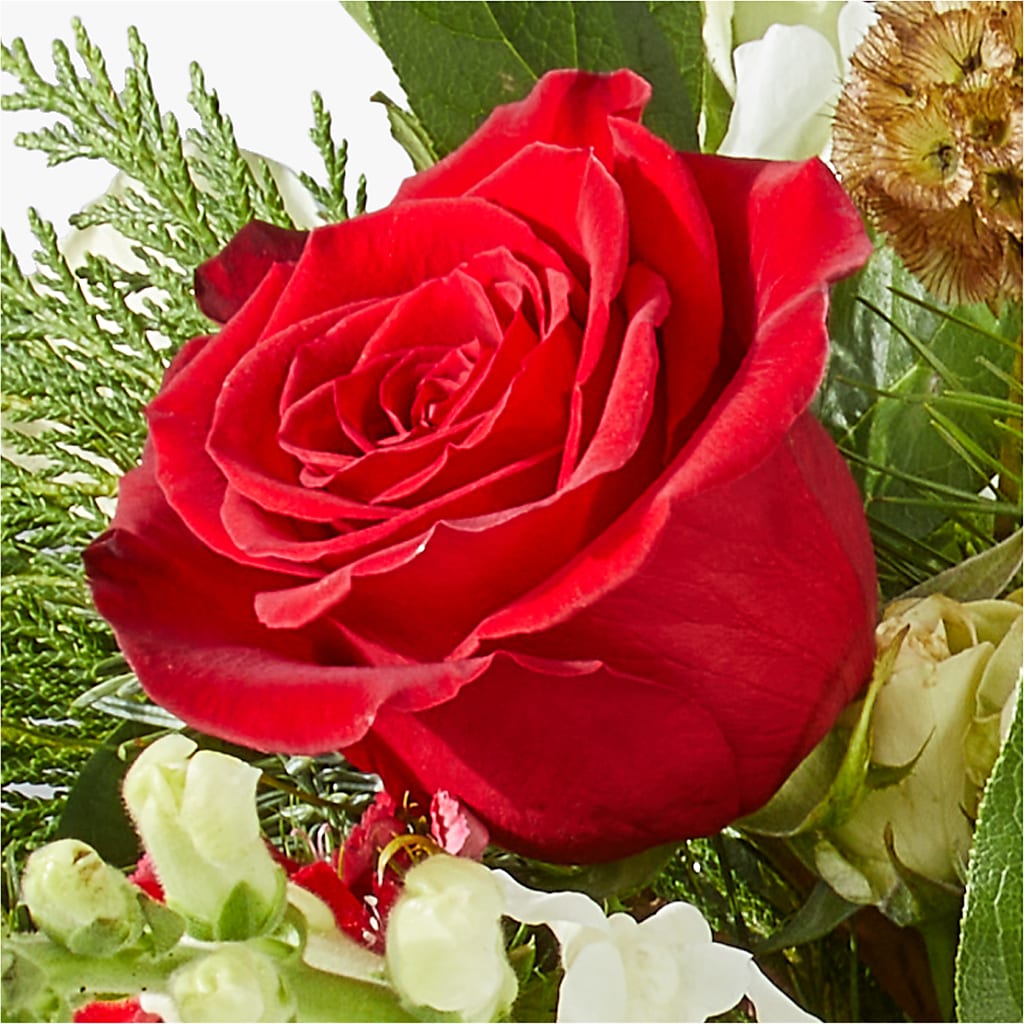 Deck the Halls Bouquet –  Bella Rose, Rialto CA