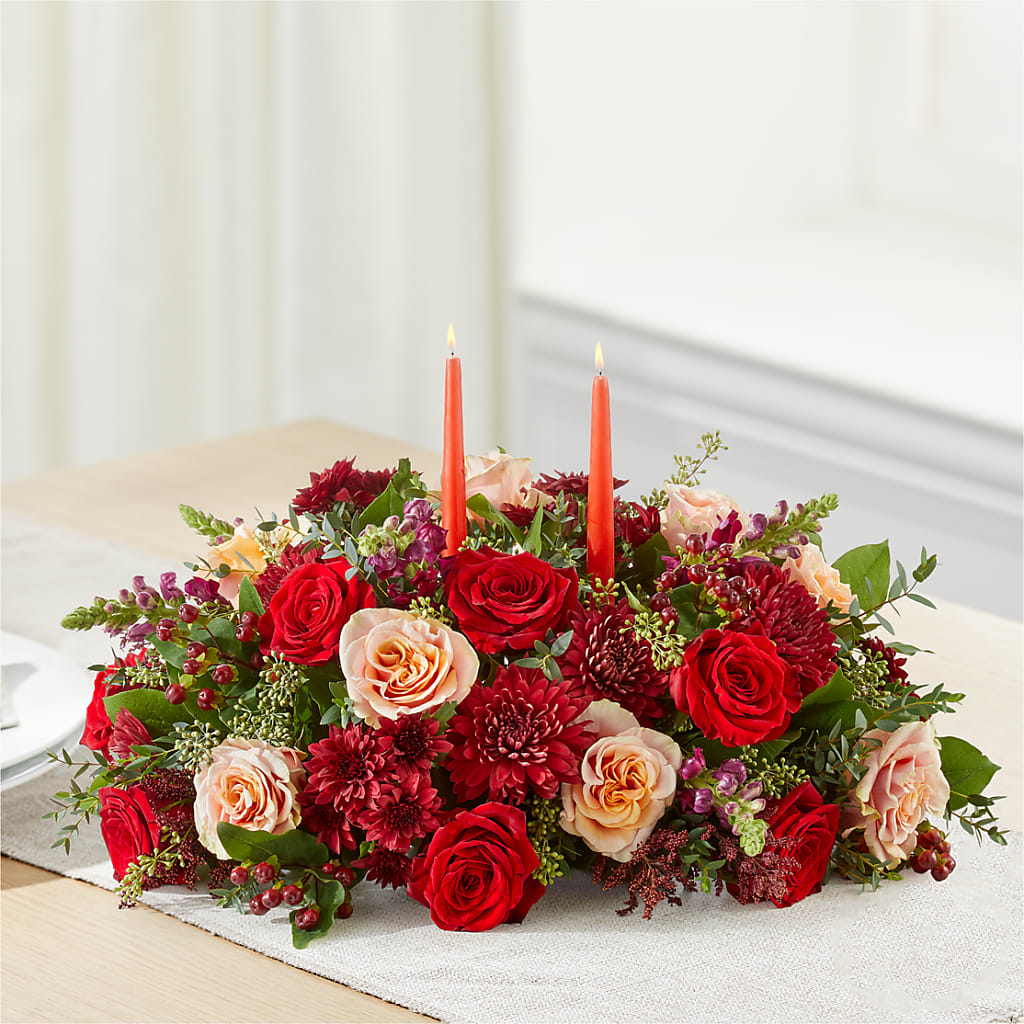Most Thankful Centerpiece –  Bella Rose, Rialto CA