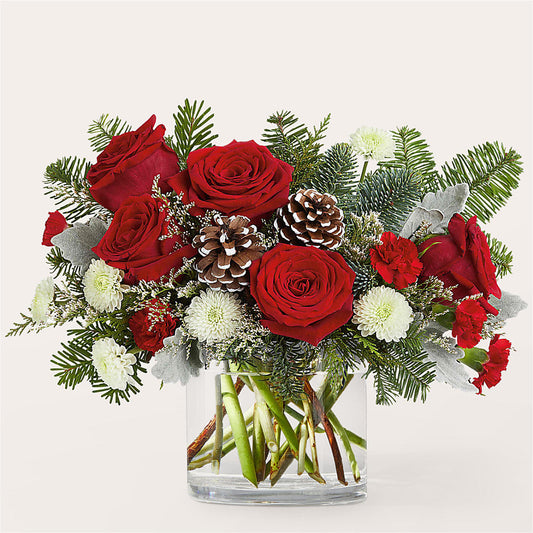 Yule Cheer Bouquet –  Bella Rose, Rialto CA