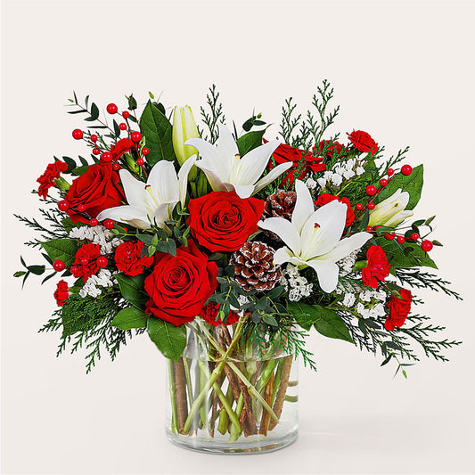 Best in Snow Bouquet –  Bella Rose, Rialto CA