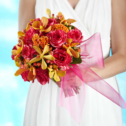 Brilliant Shades of Love Bouquet –  Bella Rose, Rialto CA